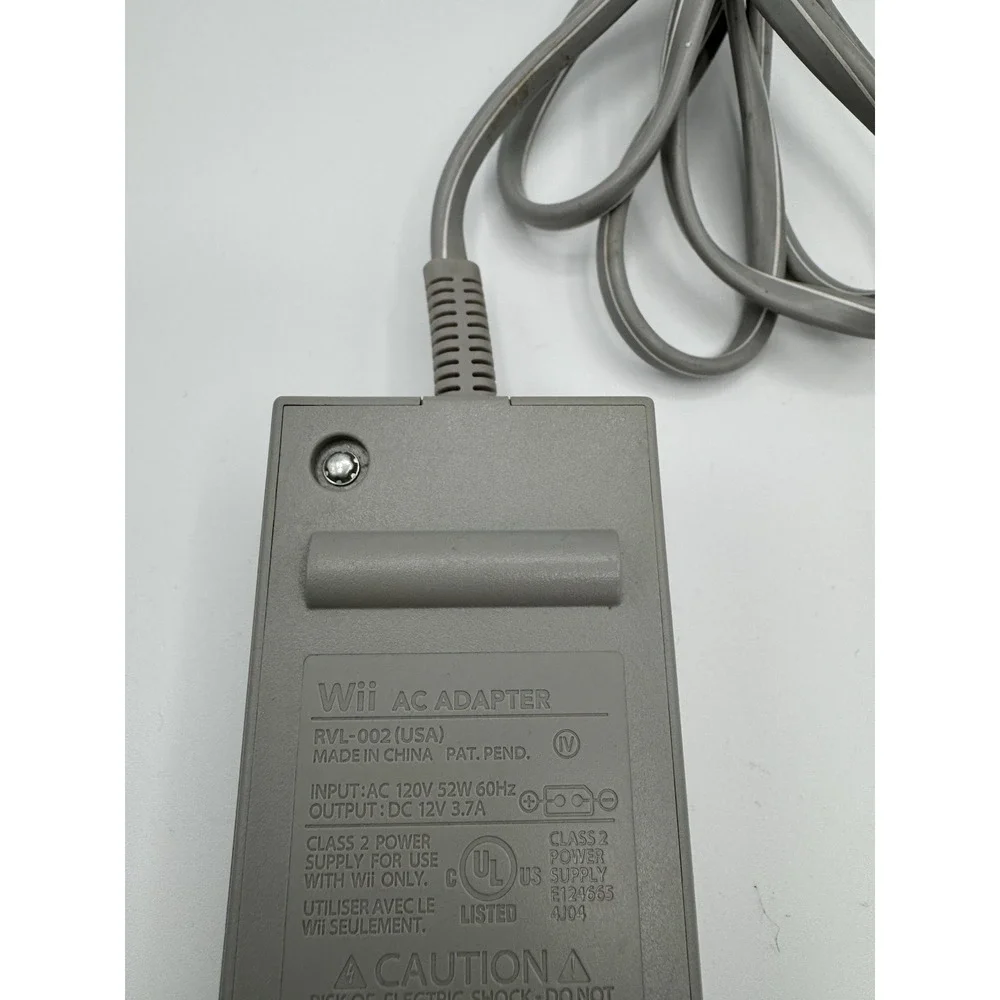 Genuine Nintendo Wii Power Supply RVL-002 - Original OEM AC Adapter